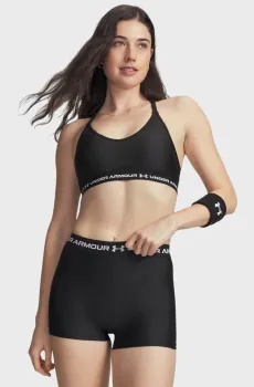 Женский черный топ UA Crossback Low Черный XL Under Armour 1386424-008