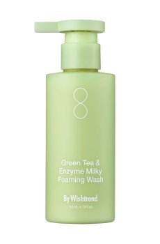 Пенка для умывания By Wishtrend Green Tea & Enzyme Milky Foaming Wash с зеленым чаем и энзимами, 140 мл