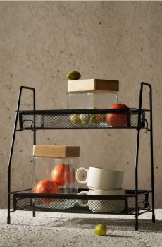 Кухонна полиця - чорний