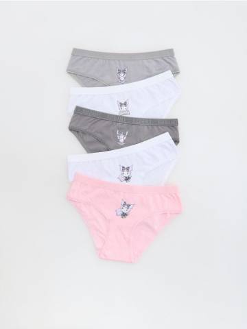 Reserved - GIRLS` BRIEFS MULTI - темно-сірий - 834BW-90X Reserved - GIRLS` BRIEFS MULTI - темно-сірий - 834BW-90X