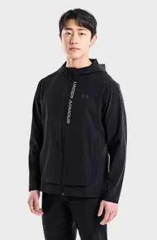 Мужская черная ветровка OUTRUN THE STORM JACKET Черный M Under Armour 1376794-002