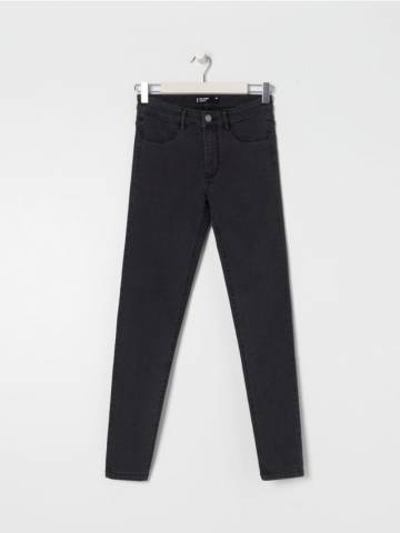Джинси skinny з середньою посадкою - сірий Джинси skinny з середньою посадкою - сірий