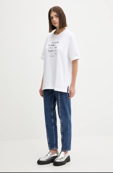 Хлопковая футболка Karl Lagerfeld Jeans