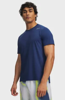 Мужская темно-синяя футболка UA Velociti Pro Shortsleeve Синий M Under Armour 6009506-997