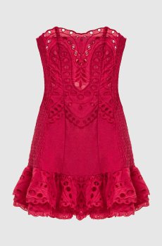 Розовое платье мини Salty