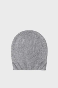 Женская светло-серая кашемировая шапка Серый ONESIZE MARC&ANDRE JA17-H001-LGM