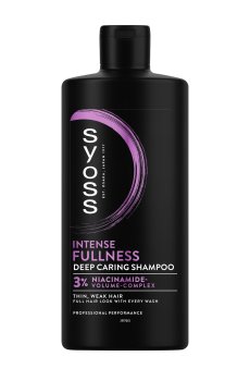Шампунь SYOSS Full Hair 5 для тонких волос без объема, с тигровой травой, 440 мл