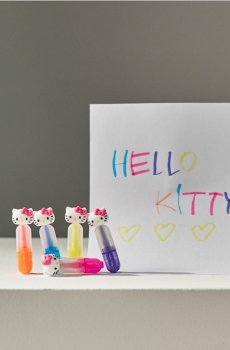 Фломастери, 5 шт. Hello Kitty - різнобарвний