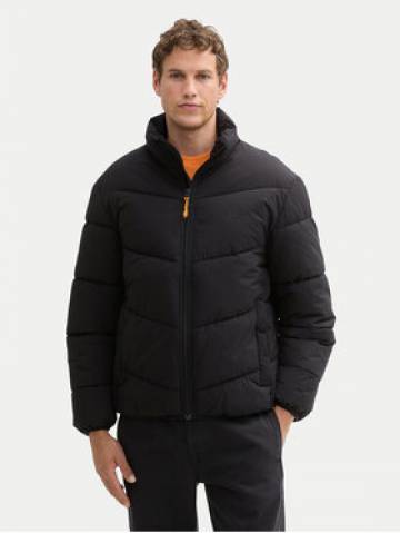 Tom Tailor Denim Пуховик 1041776 Чорний Relaxed Fit Tom Tailor Denim Пуховик 1041776 Чорний Relaxed Fit