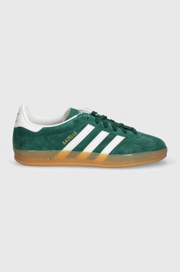 adidas Originals Gazelle Indoor кроссовки цвет зелёный JI2062 adidas Originals Gazelle Indoor кроссовки цвет зелёный JI2062