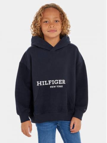 Tommy Hilfiger Світшот Logo KB0KB08298 M Cиній Regular Fit Tommy Hilfiger Світшот Logo KB0KB08298 M Cиній Regular Fit