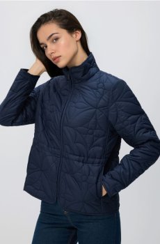 Reserved - Дута куртка з коміром - темно-синій - 506IA-59X