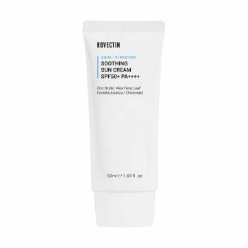 Солнцезащитный крем для лица Rovectin Aqua Soothing Sun Cream SPF 50+ PA++++, 50 мл Солнцезащитный крем для лица Rovectin Aqua Soothing Sun Cream SPF 50+ PA++++, 50 мл