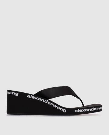 Черные шлепанцы AW Wedge Черные шлепанцы AW Wedge