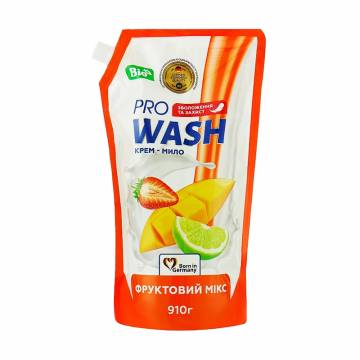 Жидкое крем-мыло ProWash Фруктовый микс, 910 г (дойпак) Жидкое крем-мыло ProWash Фруктовый микс, 910 г (дойпак)