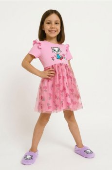 Сукня babydoll Kitty Kotty - пастельний рожевий