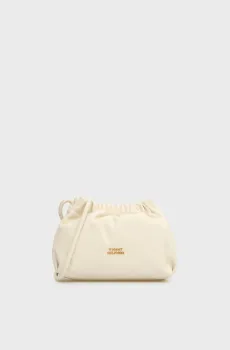 Женская белая кожаная сумка SOFT CROSSOVER Белый ONESIZE Tommy Hilfiger AW0AW18375
