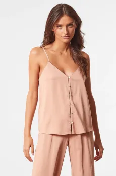 Женский пудровый топ NAIM Розовый S Etam 6529995