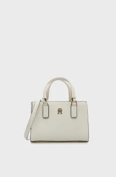 Женская белая сумка DAILY MINI TOTE MONO Белый ONESIZE Tommy Hilfiger AW0AW18416