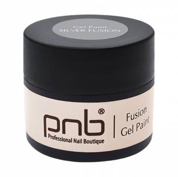 Гель-краска для ногтей PNB Fusion Gel Paint, Silver, 5 мл Гель-краска для ногтей PNB Fusion Gel Paint, Silver, 5 мл