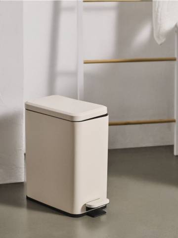 Відро для сміття - бежевий