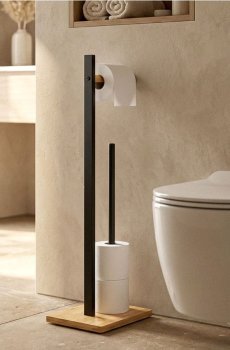 Стійка для туалетного паперу - чорний