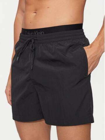 Calvin Klein Swimwear Шорти для плавання KM0KM01081 Чорний Regular Fit Calvin Klein Swimwear Шорти для плавання KM0KM01081 Чорний Regular Fit