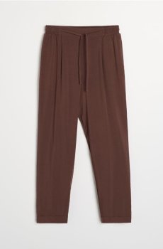 Віскозні прямі штани - коричневий