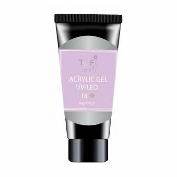 Акрил-гель для ногтей Tufi Profi Premium Acrylic Gel UV/LED, 18 Афродита, 15 г Акрил-гель для ногтей Tufi Profi Premium Acrylic Gel UV/LED, 18 Афродита, 15 г