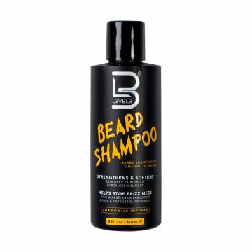 Шампунь для бороды Level3 Beard Shampoo Strengthens & Softens с экстрактом ромашки, 150 мл Шампунь для бороды Level3 Beard Shampoo Strengthens & Softens с экстрактом ромашки, 150 мл