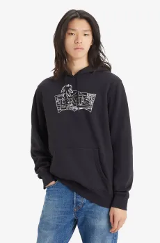 Мужское черное худи Черный L Levi’s® 38424;0090