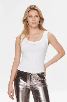 Женская белая майка Белый S Guess W3YP68.KA0H1;G011