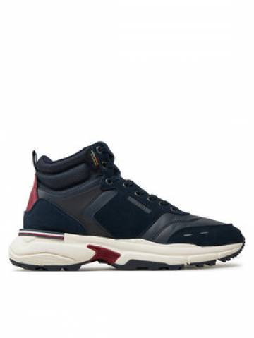 Tommy Hilfiger Снікерcи M Runner Cordura Hi Lth Mix FM0FM05222 Cиній Tommy Hilfiger Снікерcи M Runner Cordura Hi Lth Mix FM0FM05222 Cиній