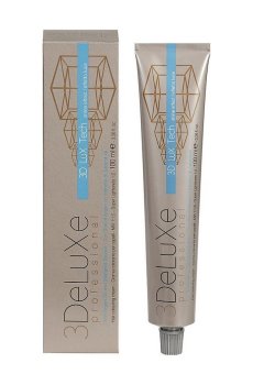 Крем-краска для волос 3DeLuXe Tech Hair Colouring Cream 10.02 Платиновый блондин жемчужный, 100 мл