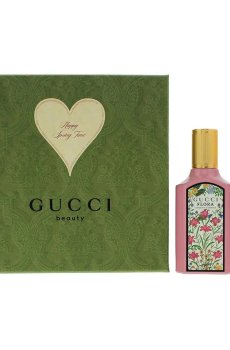 Парфюмированный набор Gucci Flora Gorgeous Gardenia женский (парфюмированная вода, 10 мл + парфюмированная вода, 50 мл)