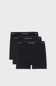 Мужские черные боксеры (3 шт) RELAXED FIT TRUNK 3PK Черный M Calvin Klein LV00NB4286