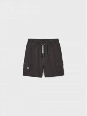 Mayoral Шорти з тканини 3222 Чорний Regular Fit Mayoral Шорти з тканини 3222 Чорний Regular Fit