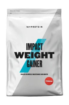 Гейнер Myprotein Impact Weight Gainer Клубника, в порошке, 2.5 кг
