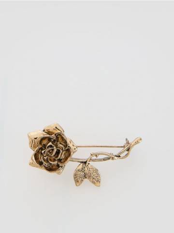 Reserved - BROOCH - золотий - 460FD-GLD