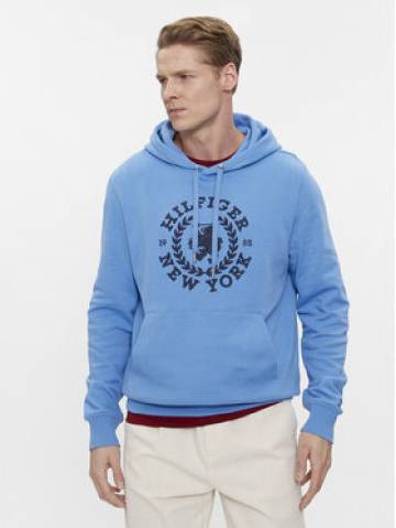 Tommy Hilfiger Світшот Big Icon MW0MW33650 Голубий Regular Fit Tommy Hilfiger Світшот Big Icon MW0MW33650 Голубий Regular Fit