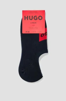 Мужские темно-синие следы (2 пары) Синий 35-38 HUGO 50468123;401