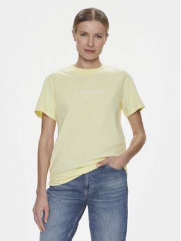 Calvin Klein Футболка Hero Logo K20K205448 Жовтий Regular Fit Calvin Klein Футболка Hero Logo K20K205448 Жовтий Regular Fit