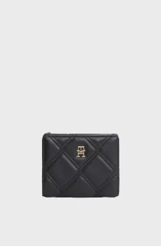 Женский черный кошелек FEMININE BIFOLD Черный ONESIZE Tommy Hilfiger AW0AW18701