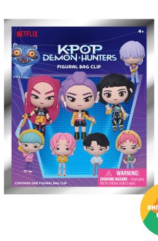 Игровая фигурка-сюрприз на клипсе Monogram серии Кейпоп-охотницы на демонов S1, от 4 лет (32775)