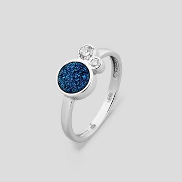 Серебряное кольцо Minimal 1389рГ-16 16 Серебряное кольцо Minimal 1389рГ-16 16