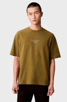 Мужская горчичная футболка GRAPHIC Желтый S Calvin Klein Jeans LV04RC851G