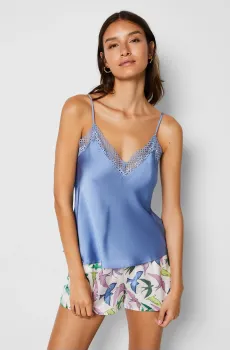 Женский голубой топ JEWEL Голубой S Etam 6547484