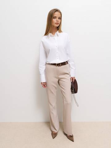 Mohito - Сорочка з високим вмістом бавовни - білий - 32