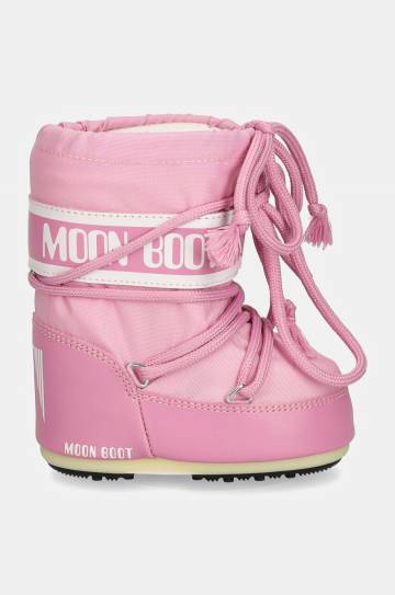 Детские сапоги Moon Boot ICON MINI NYLON цвет розовый 80D1400430 Детские сапоги Moon Boot ICON MINI NYLON цвет розовый 80D1400430