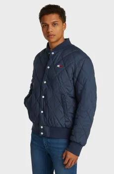 Мужской темно-синий бомбер TJM QUILTED BOMBER Синий XXL Tommy Jeans DM0DM20699